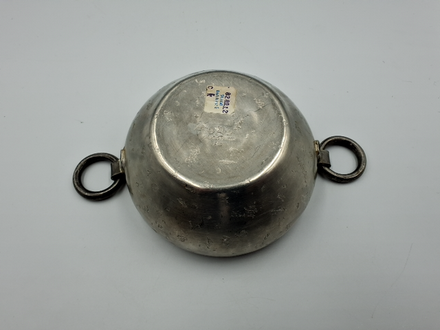 Vintage Håndlavet tin skål fra Skurdal